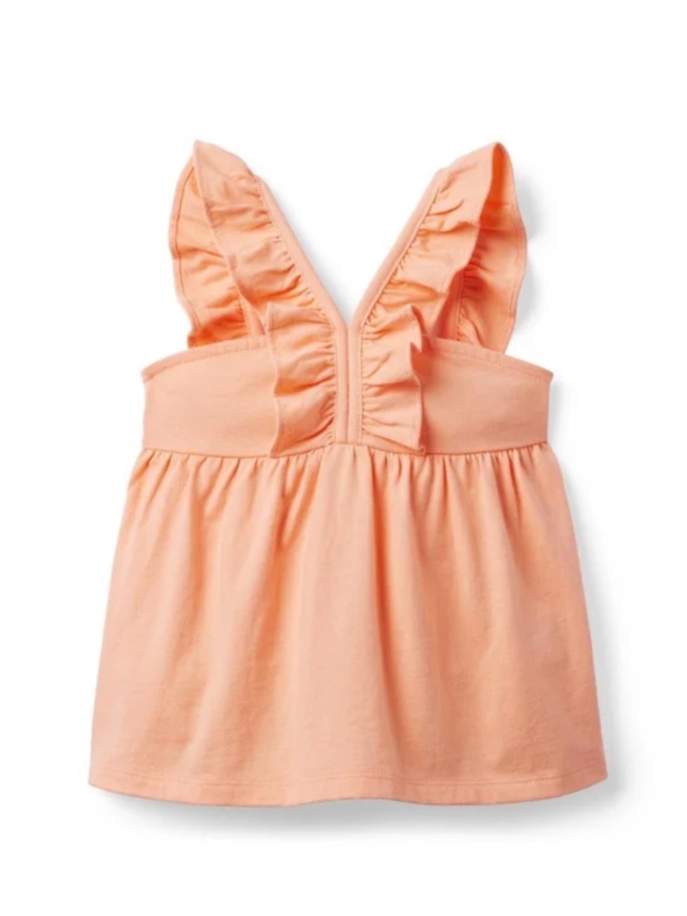 NWOT Janie and Jack Ruffle Camisole Top in Coral Orange Sz: 2T | Summer, Beach